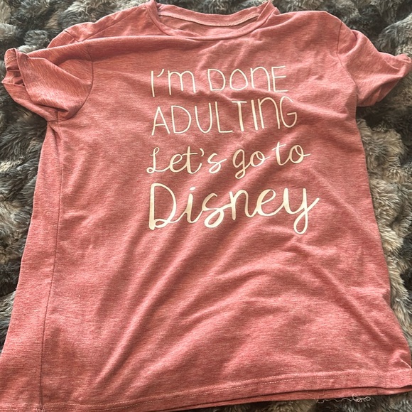 ‘I’m done adulting, let’s go to Disney’ shirt - Picture 1 of 3